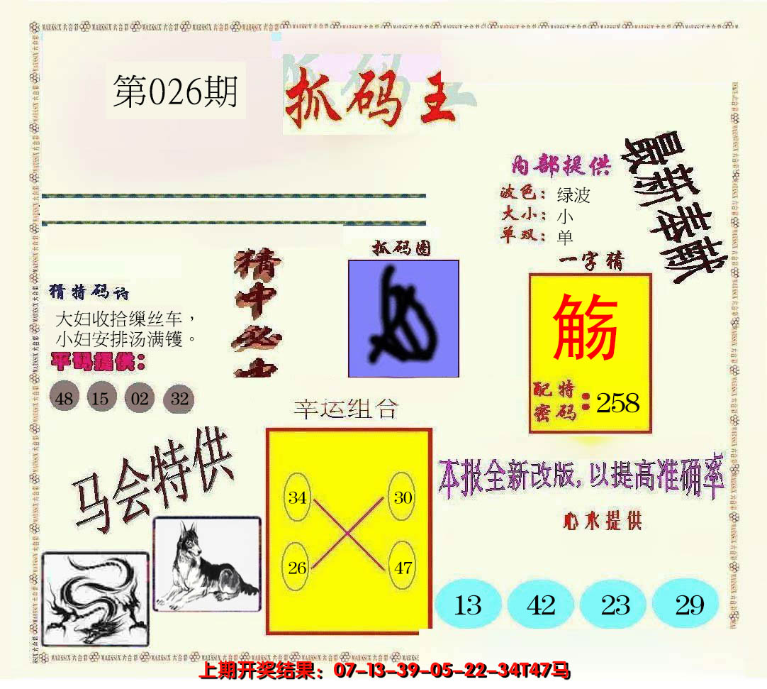 2025026期新抓码王