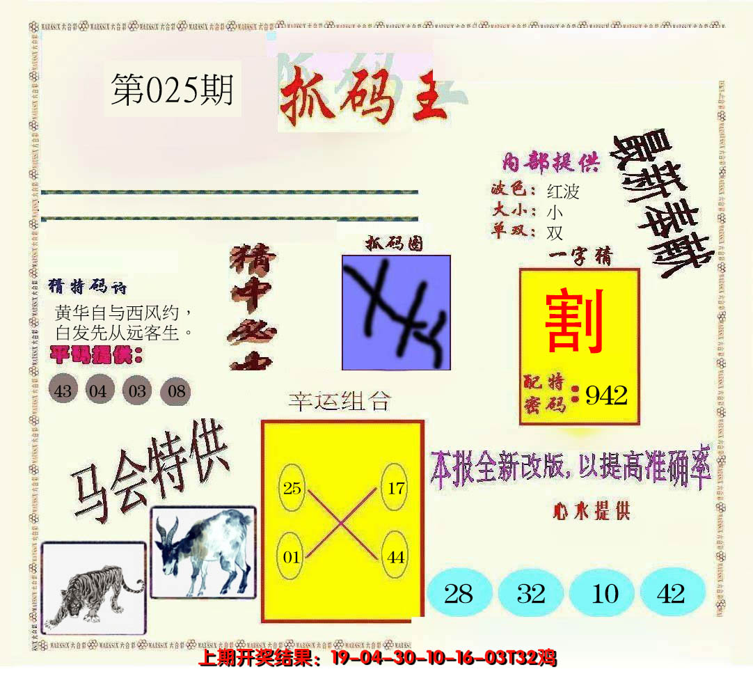 2025025期新抓码王