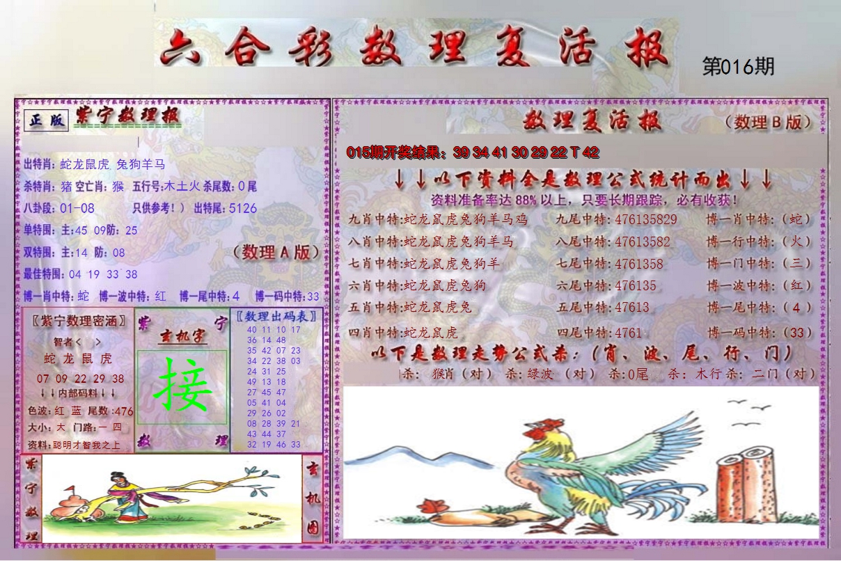 2025016期数理复活报