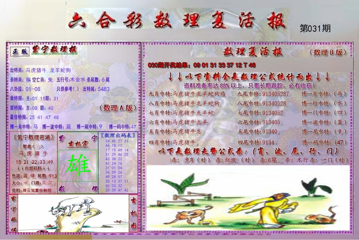 2025031期数理复活报