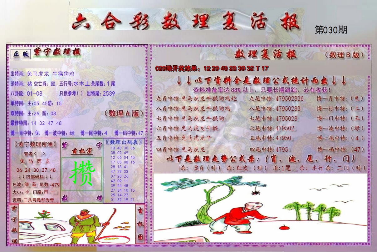 2025030期数理复活报