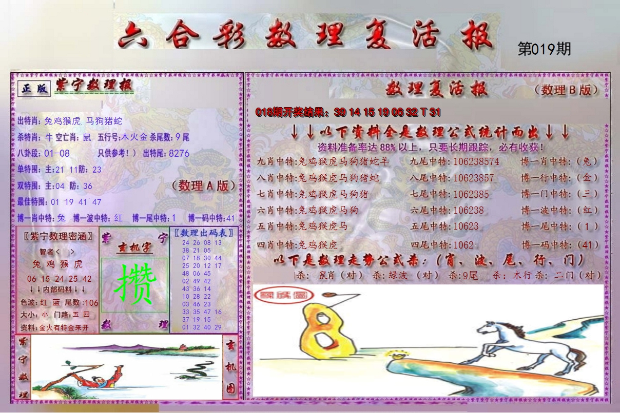 2025019期数理复活报