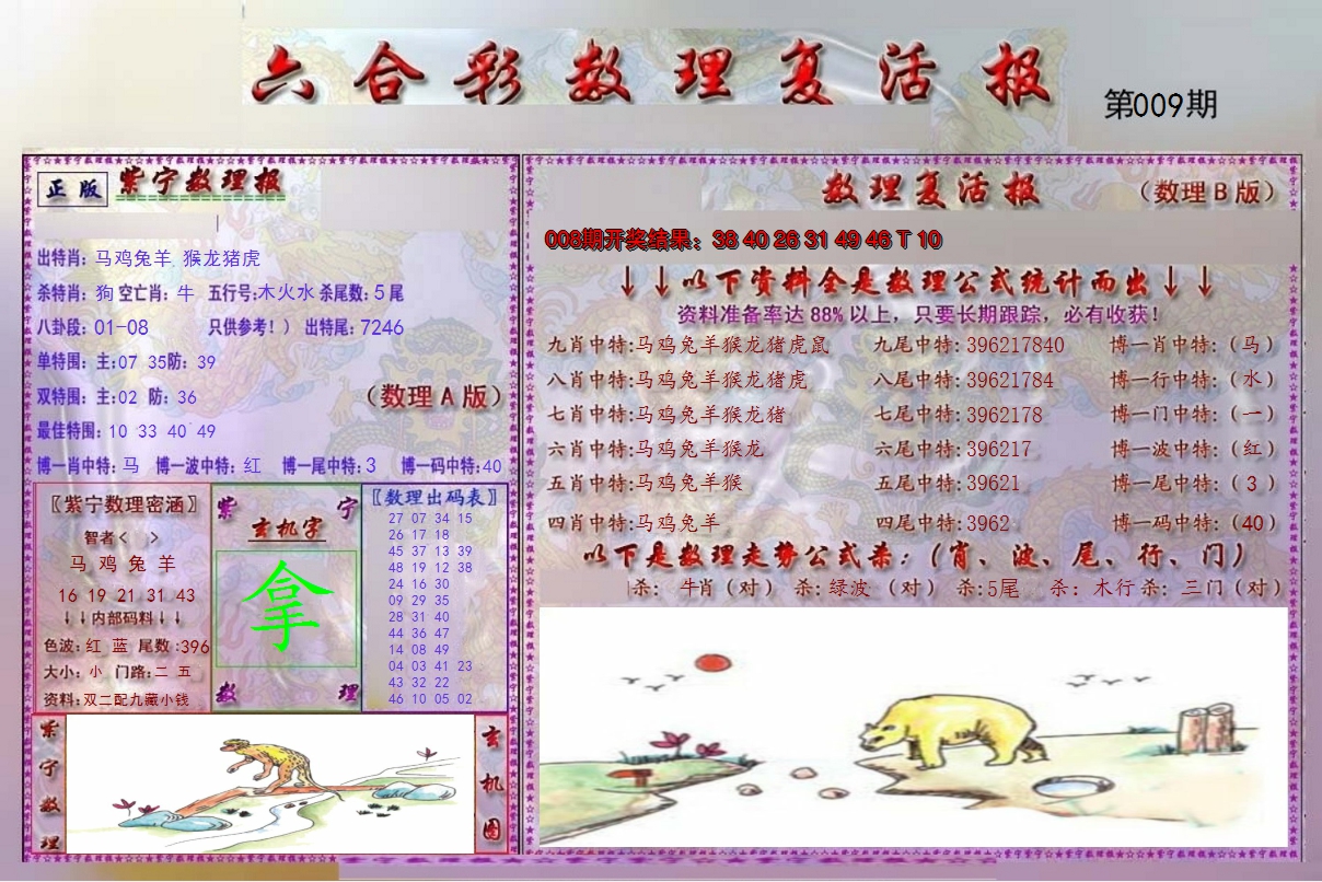 2025009期数理复活报
