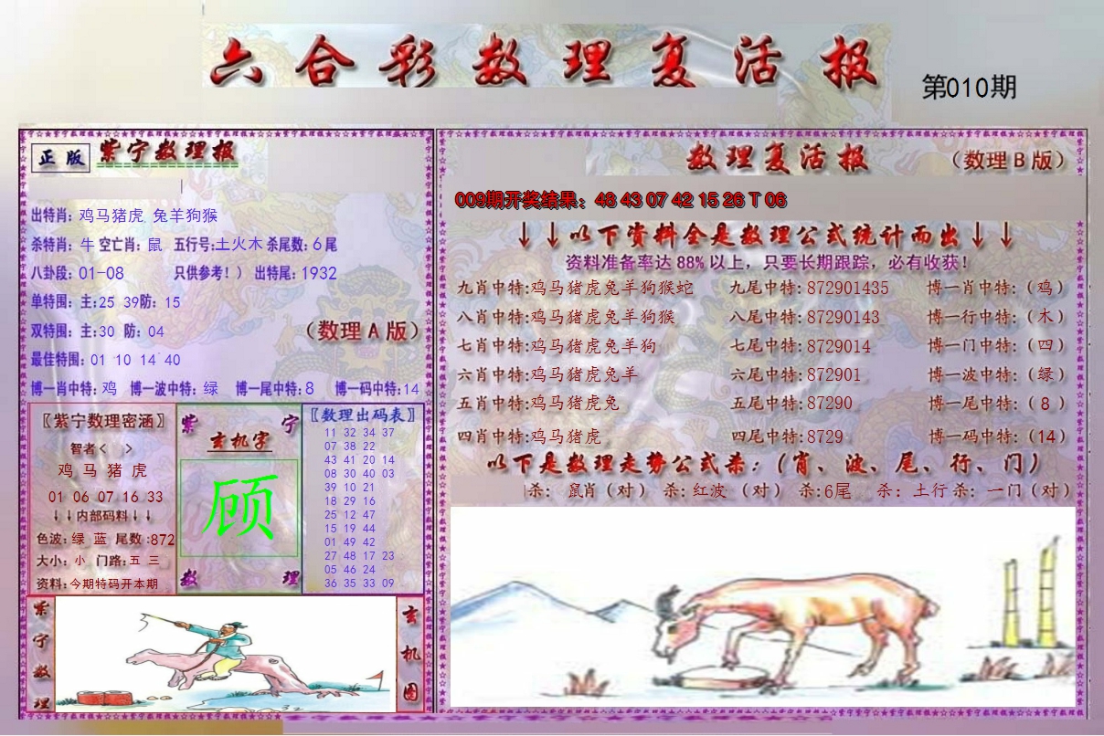 2025010期数理复活报