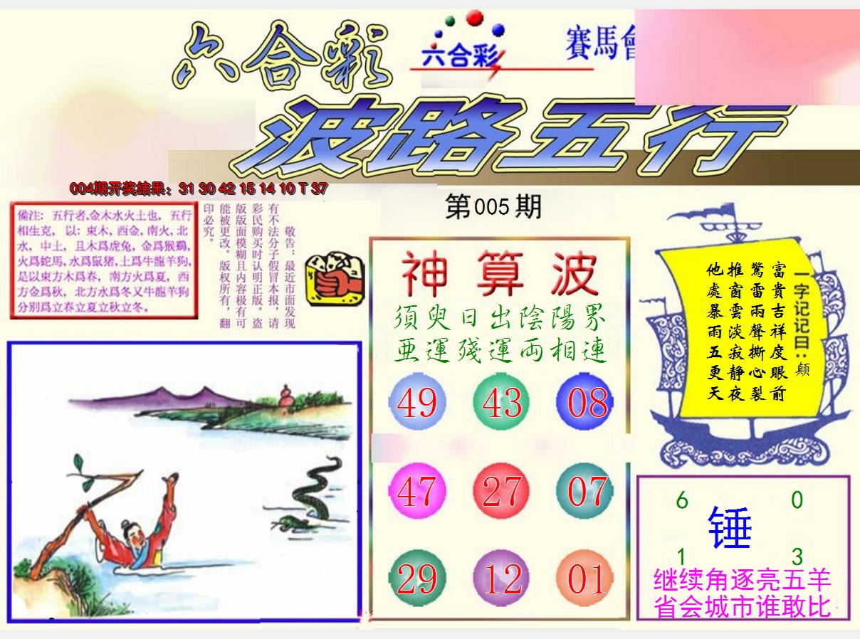 2025005期波路五行