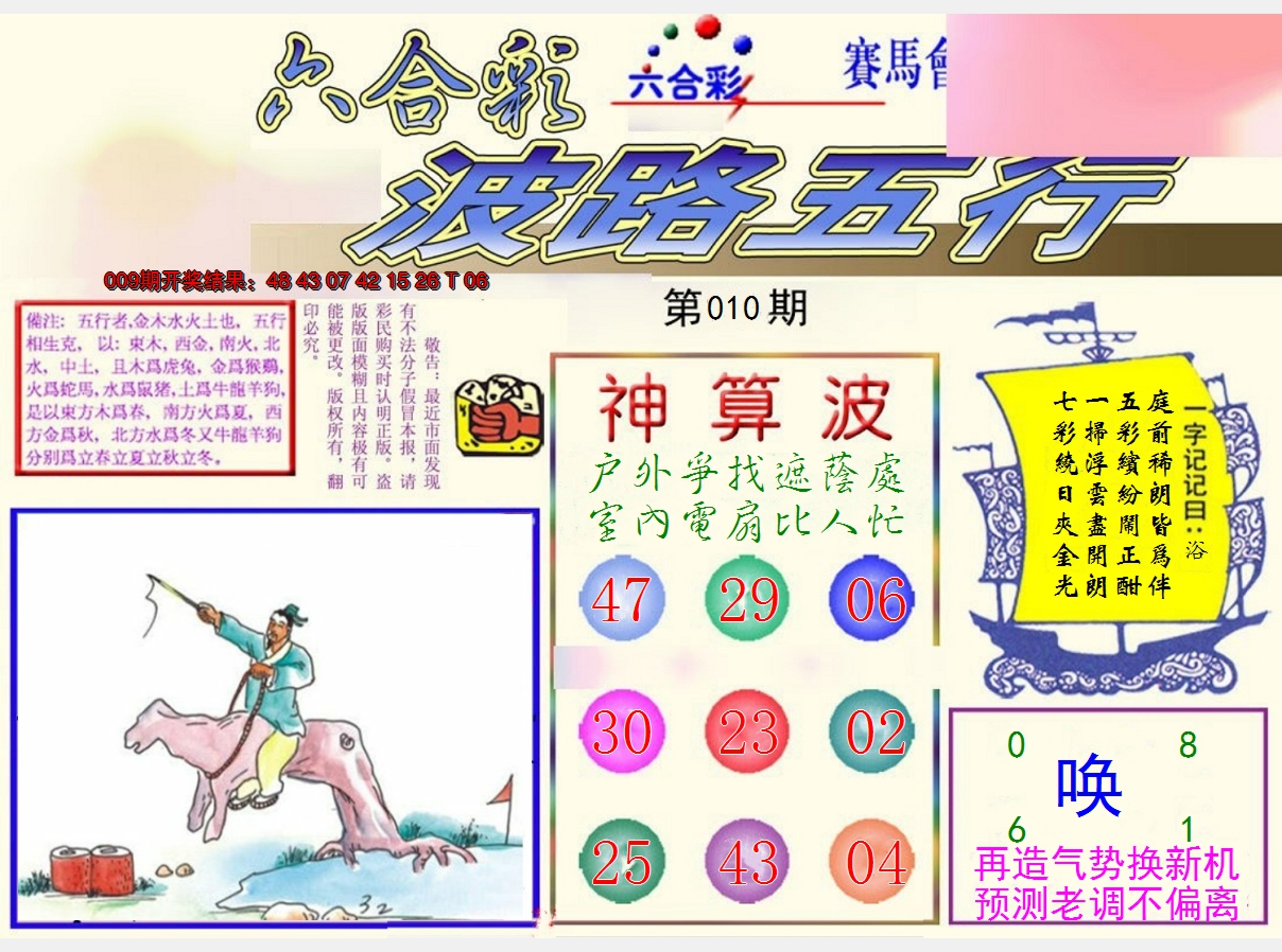 2025010期波路五行