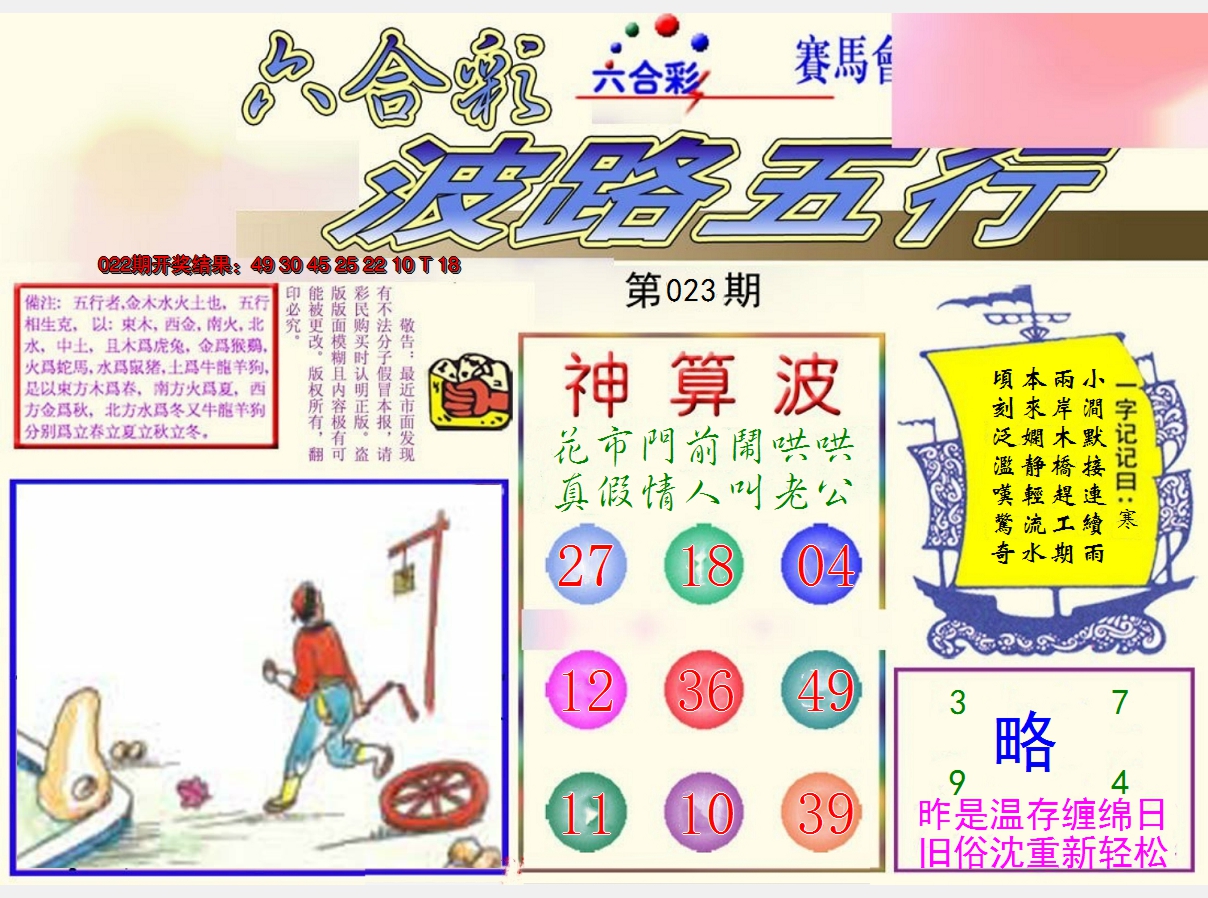 2025023期波路五行