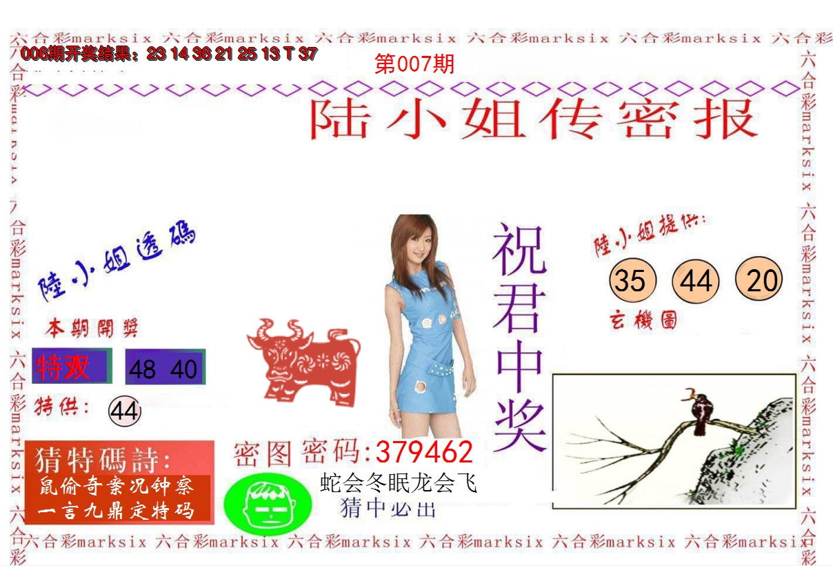 2025007期陆小姐传密A