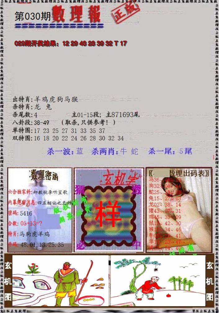 2025030期数理报