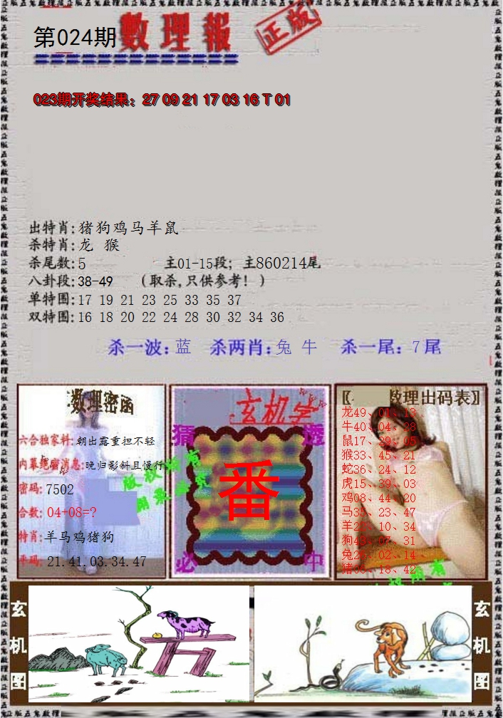 2025024期数理报