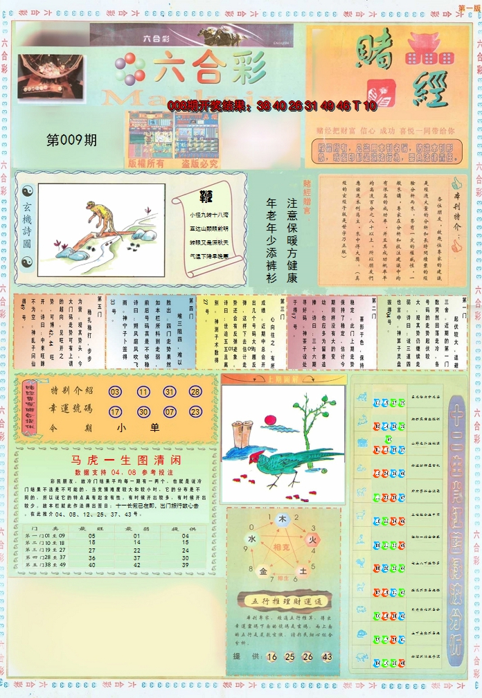 2025009期小赌经A