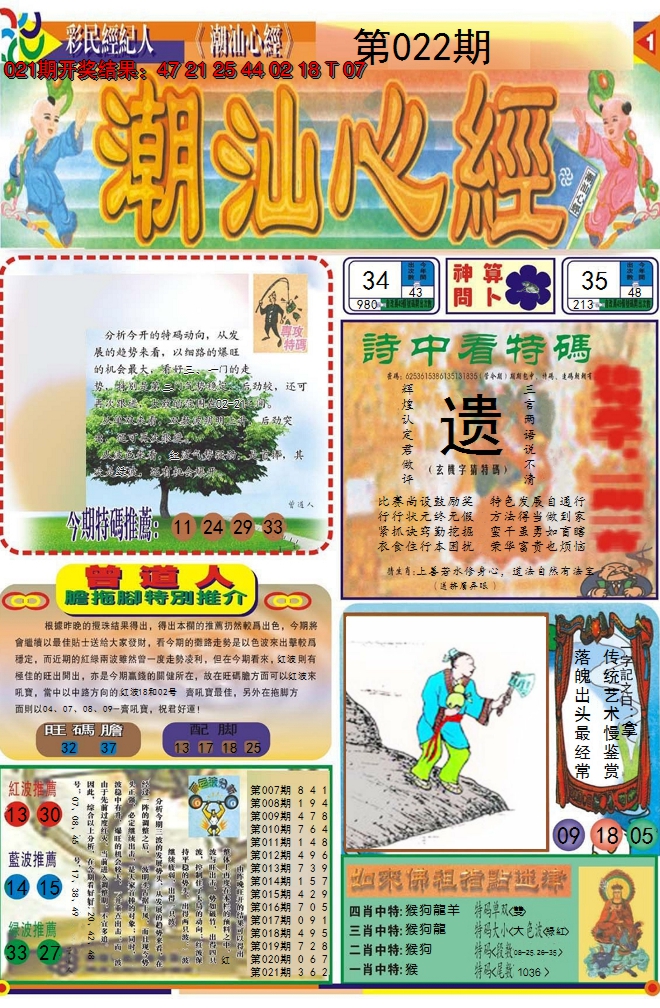 2025022期潮汕心经A