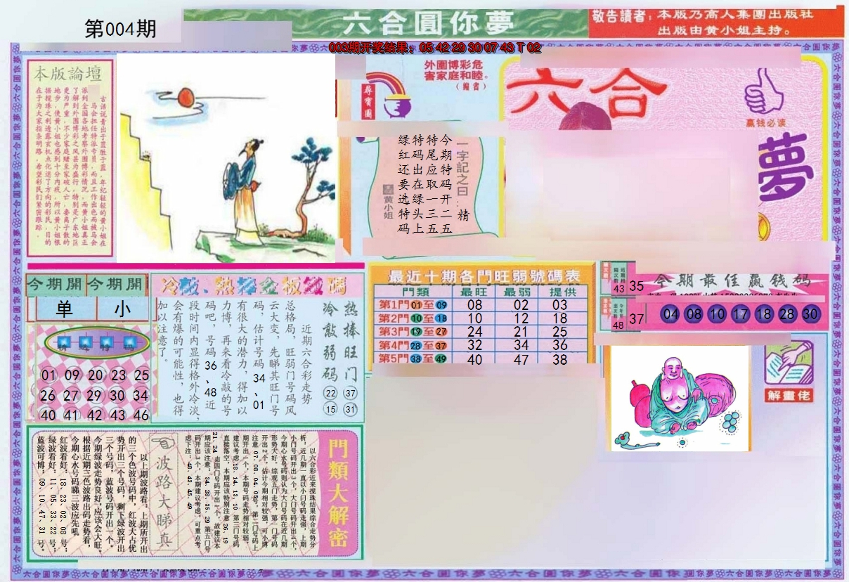 2025004期(新版)六合圆你梦A