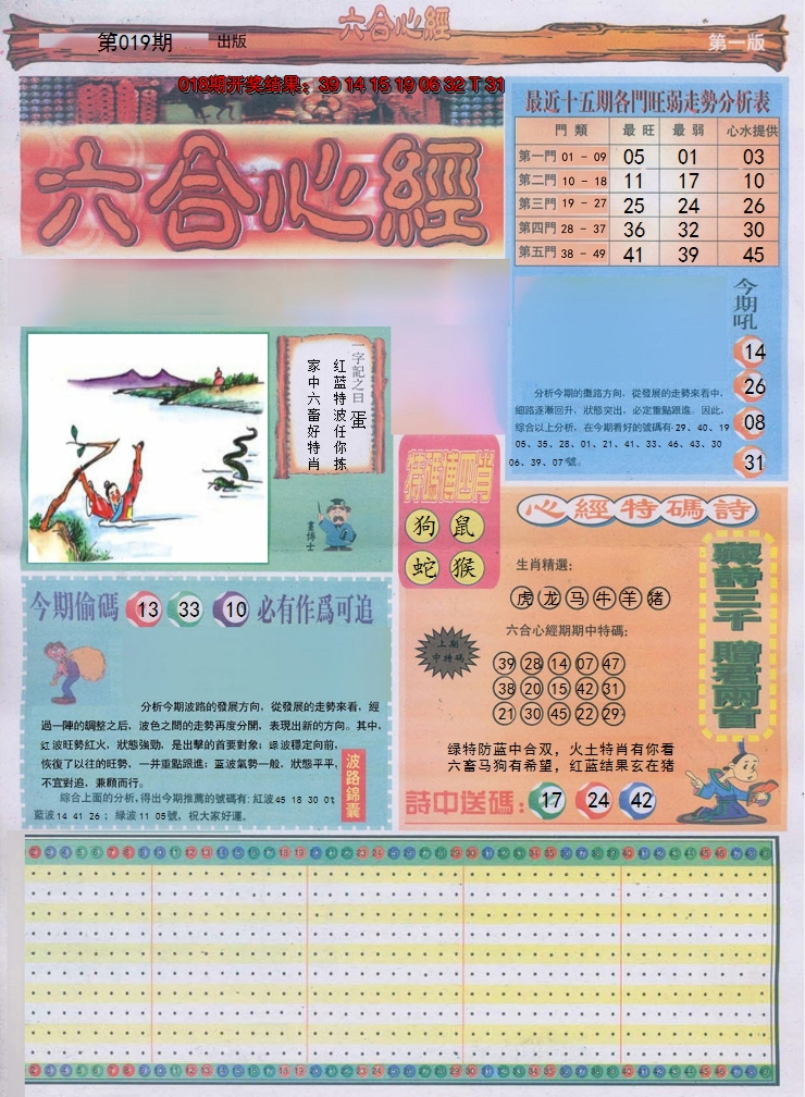 2025019期六合心经A