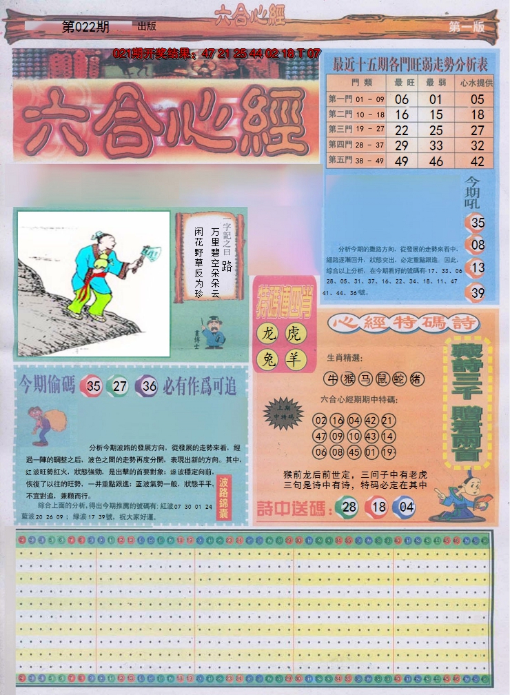 2025022期六合心经A