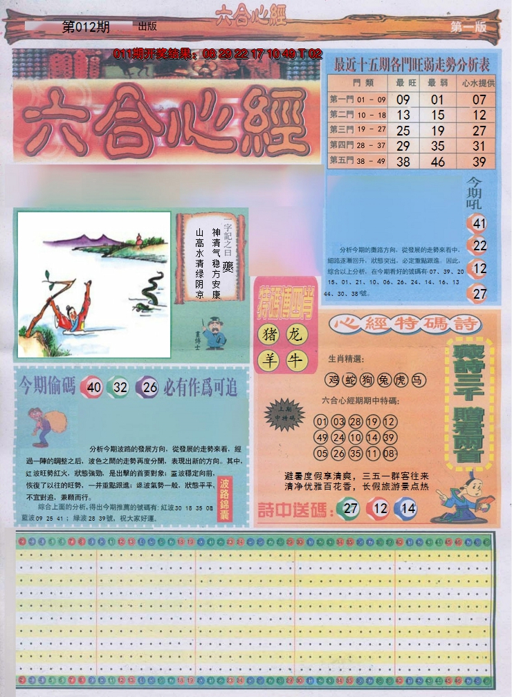 2025012期六合心经A