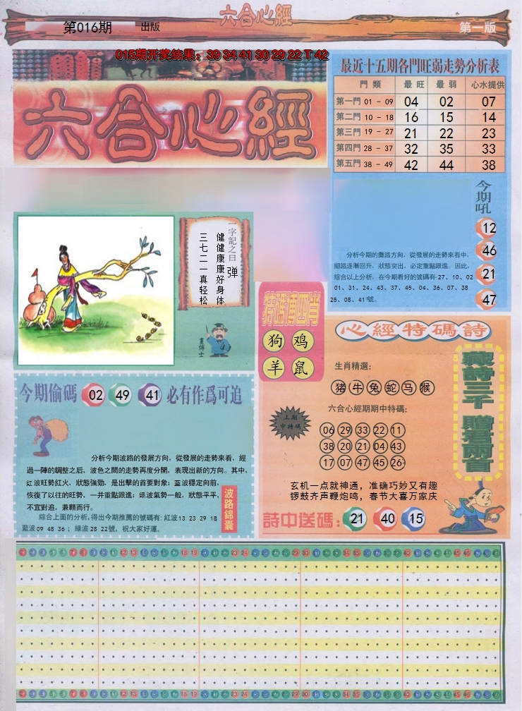 2025016期六合心经A
