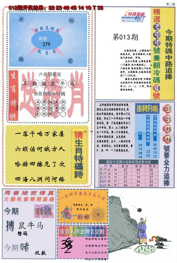 2025013期曾道人内幕消息B