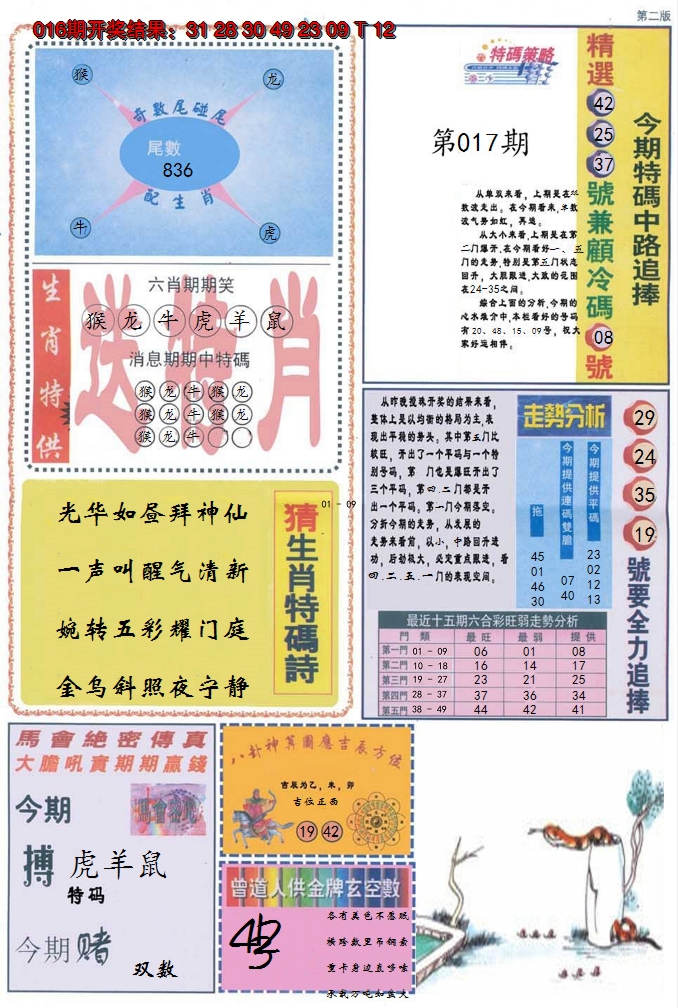 2025017期曾道人内幕消息B