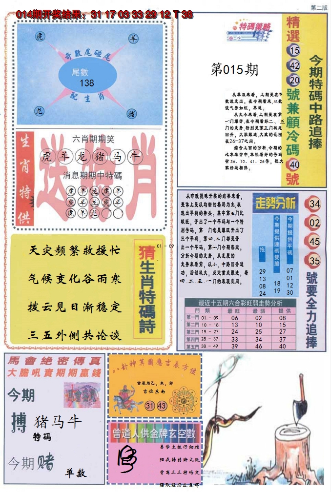 2025015期曾道人内幕消息B