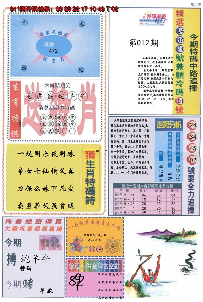 2025012期曾道人内幕消息B