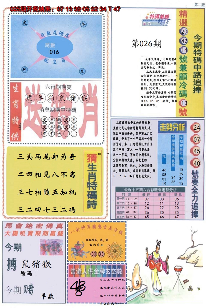 2025026期曾道人内幕消息B