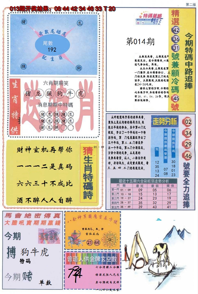 2025014期曾道人内幕消息B