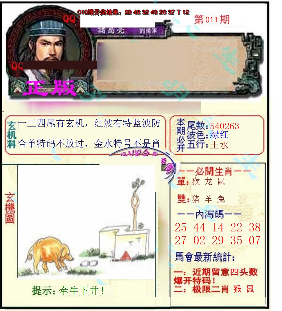 2025011期正宗孔明