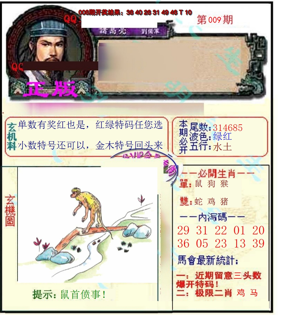 2025009期正宗孔明