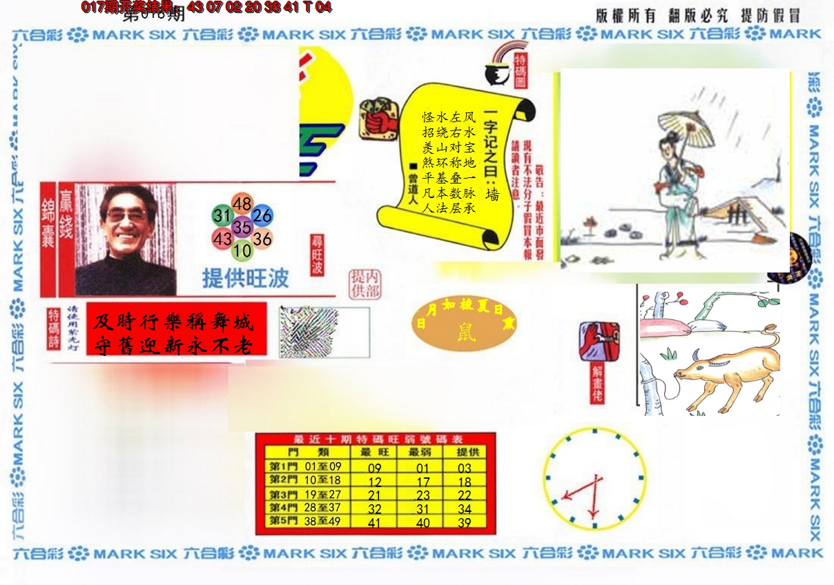 2025018期特码王(信封)