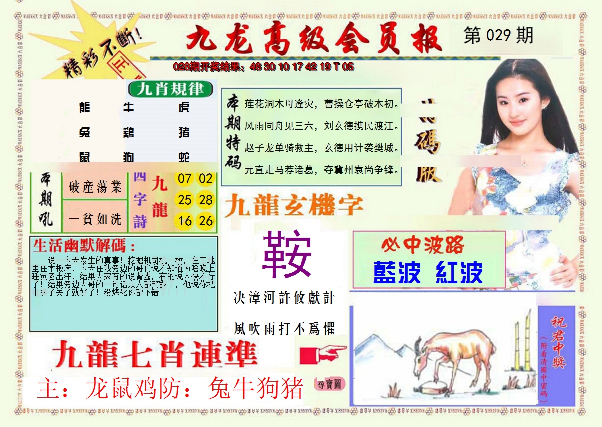 2025029期九龙高级会员报