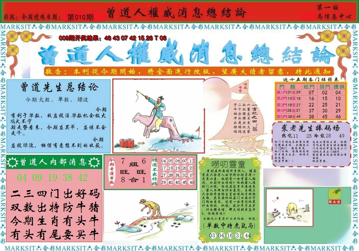 2025010期曾道人权威消息A