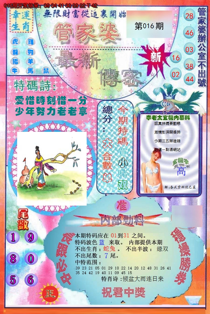 2025016期管家婆新传密