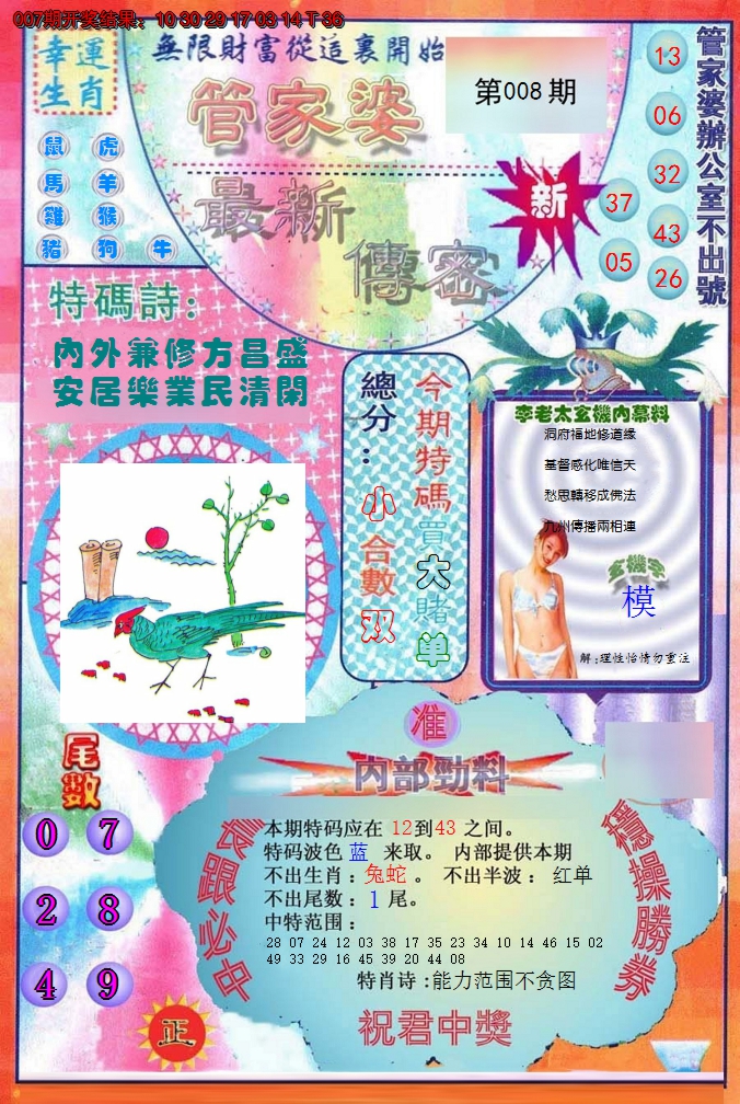 2025008期管家婆新传密