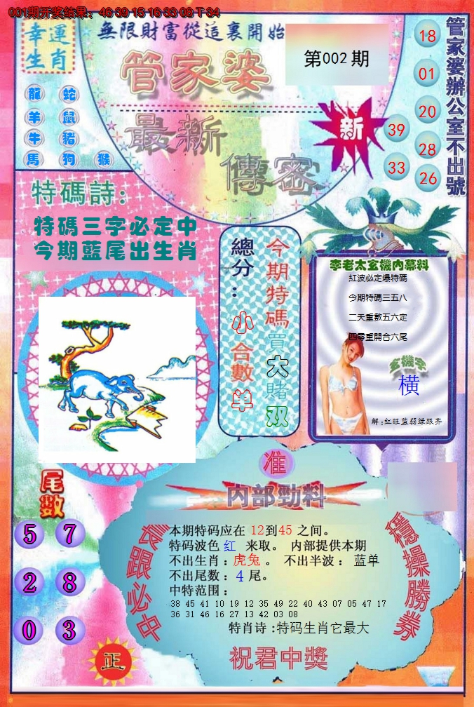 2025002期管家婆新传密