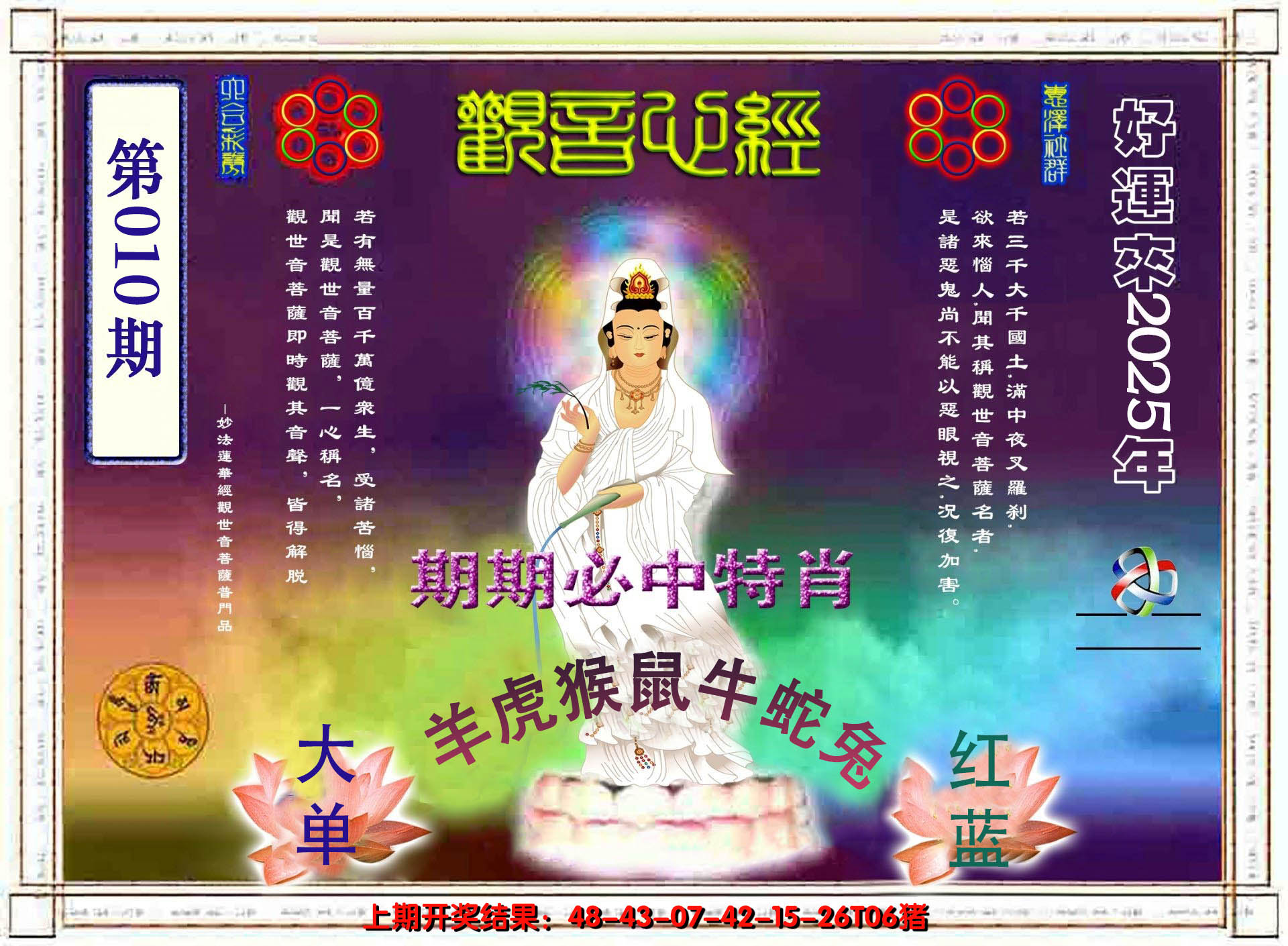 2025010期观音心经