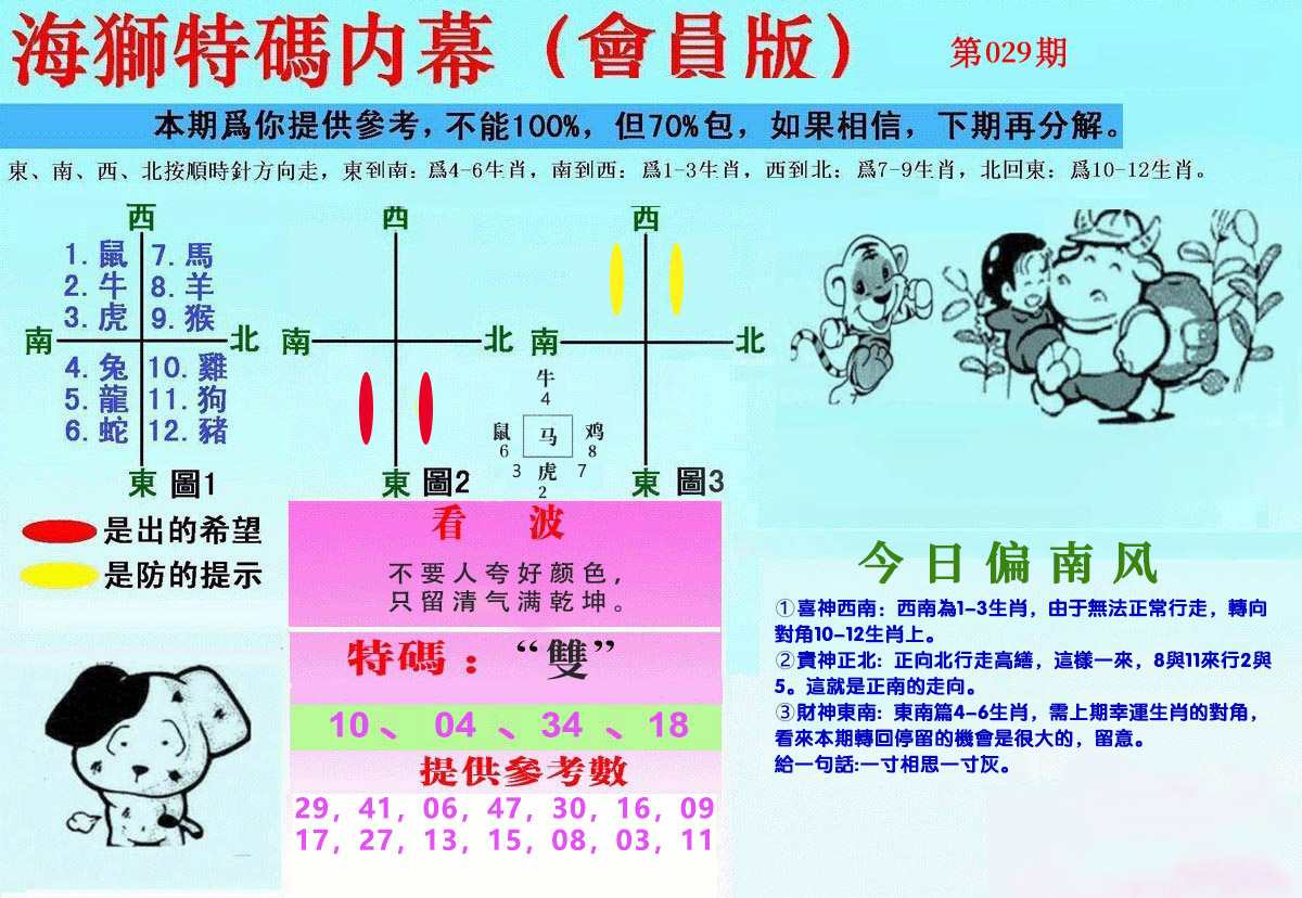 2025029期另版海狮特码内幕报