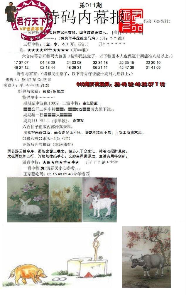 2025011期特码内幕报