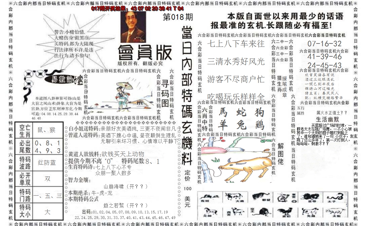 2025018期当日特码玄机报