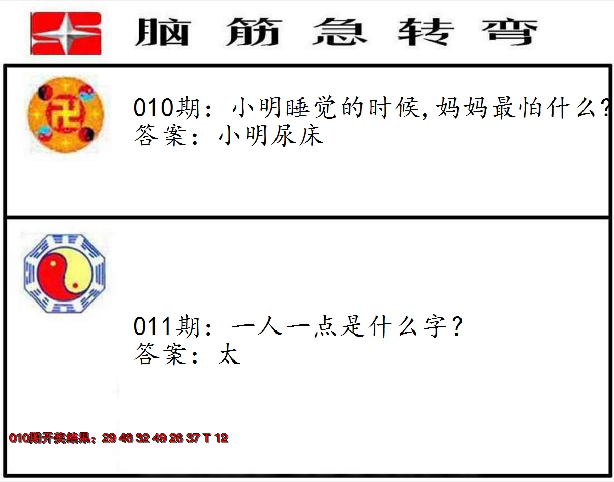 2025011期脑筋急转弯