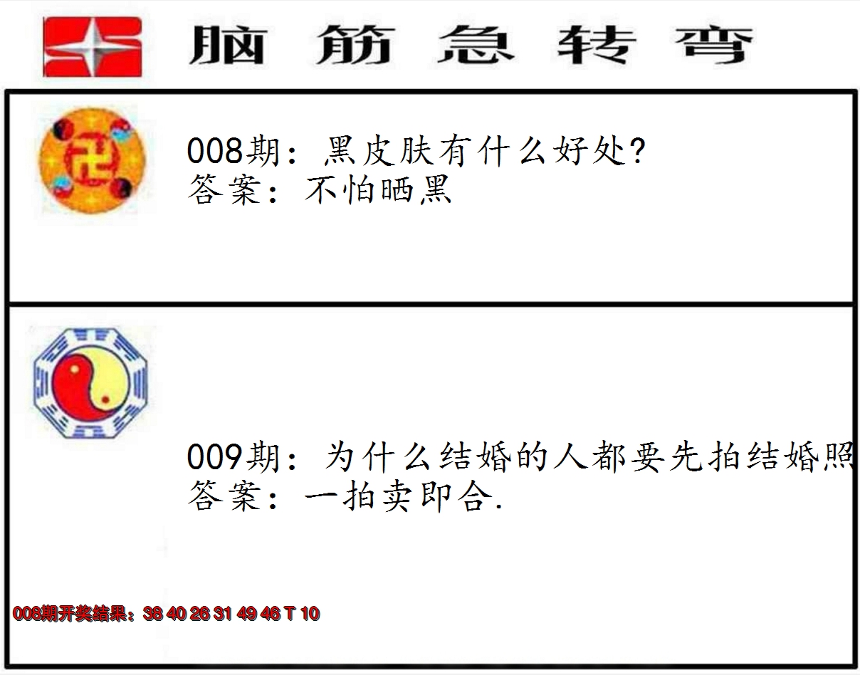 2025009期脑筋急转弯
