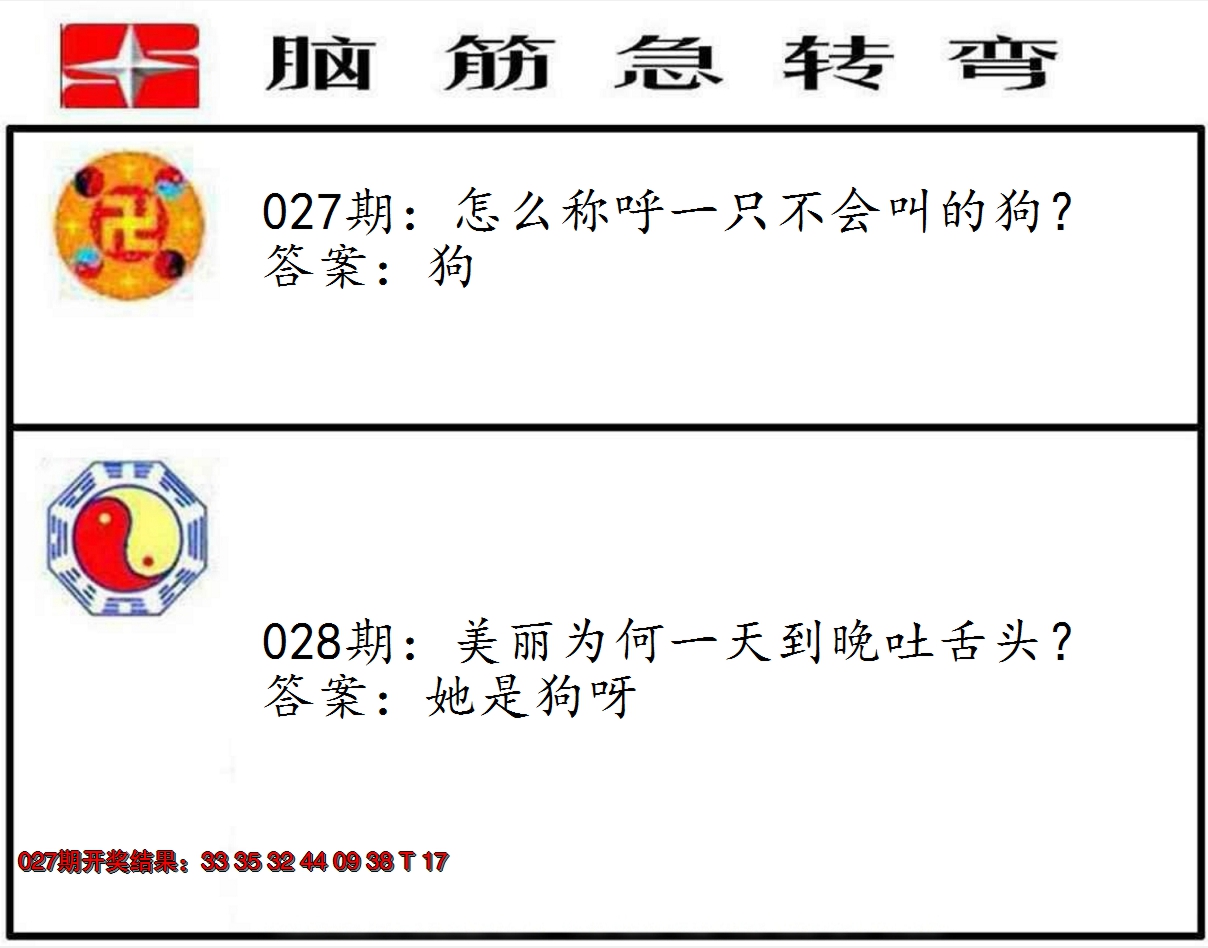2025028期脑筋急转弯