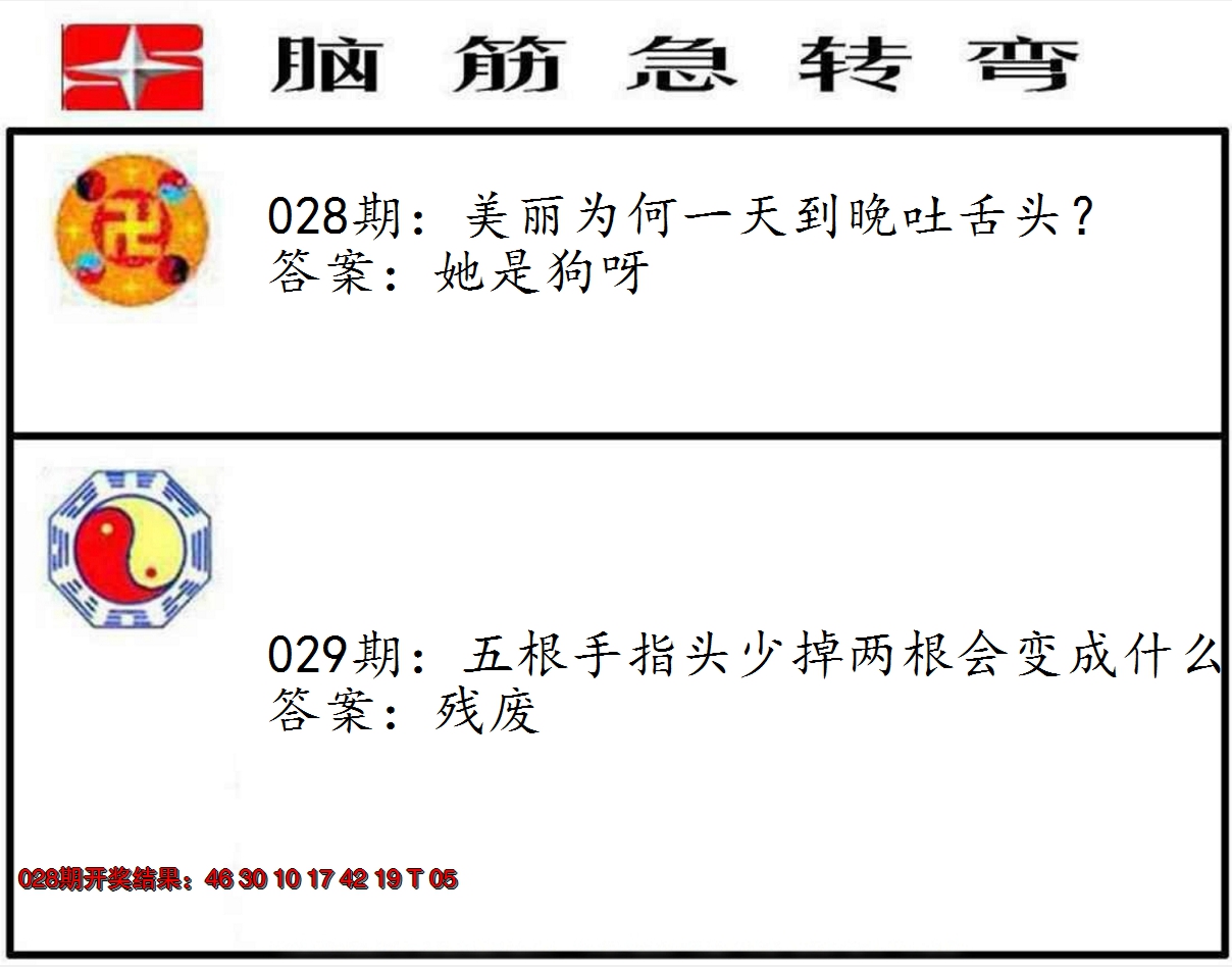 2025029期脑筋急转弯