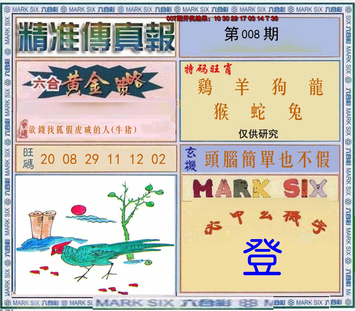 2025008期精准<傳真報>