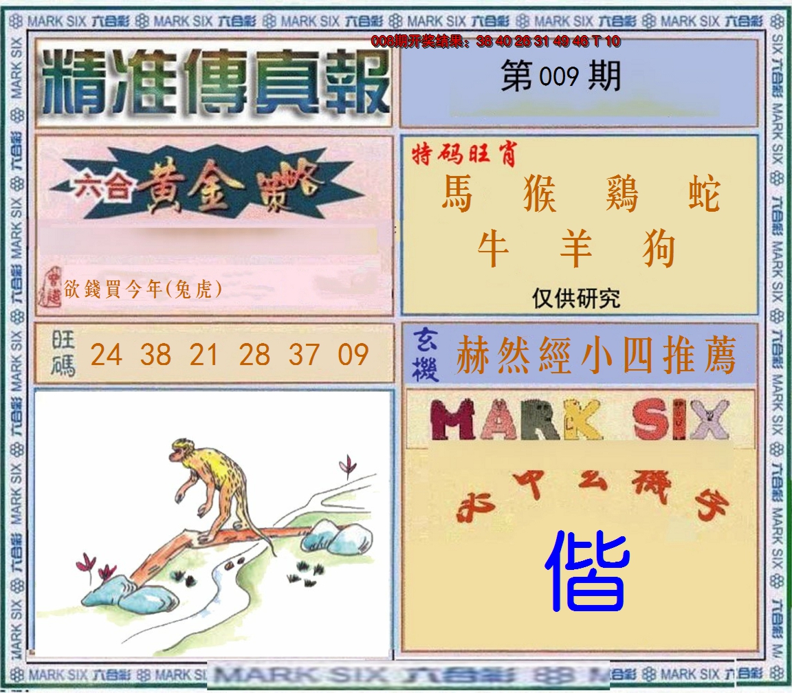 2025009期精准<傳真報>