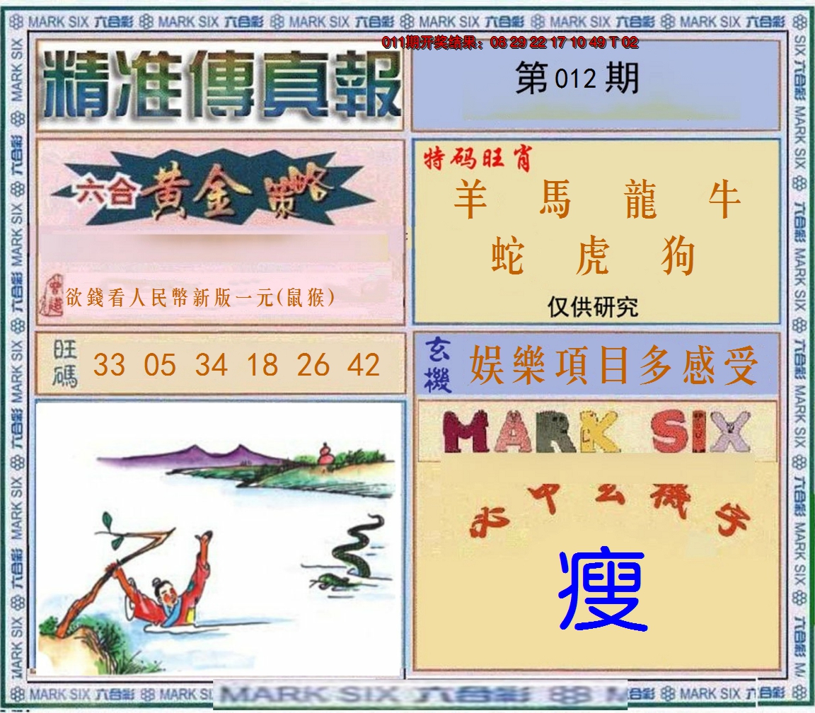 2025012期精准<傳真報>