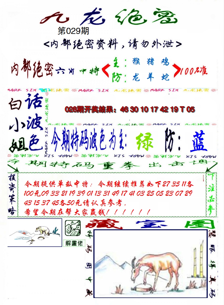 2025029期九龙密报