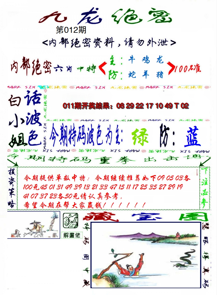 2025012期九龙密报