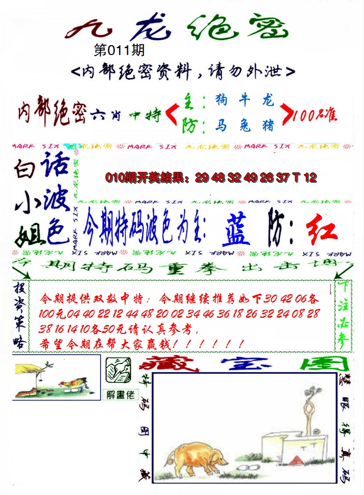 2025011期九龙密报