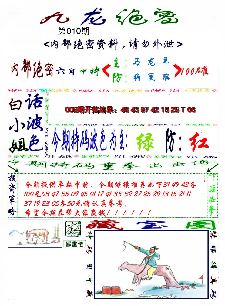 2025010期九龙密报